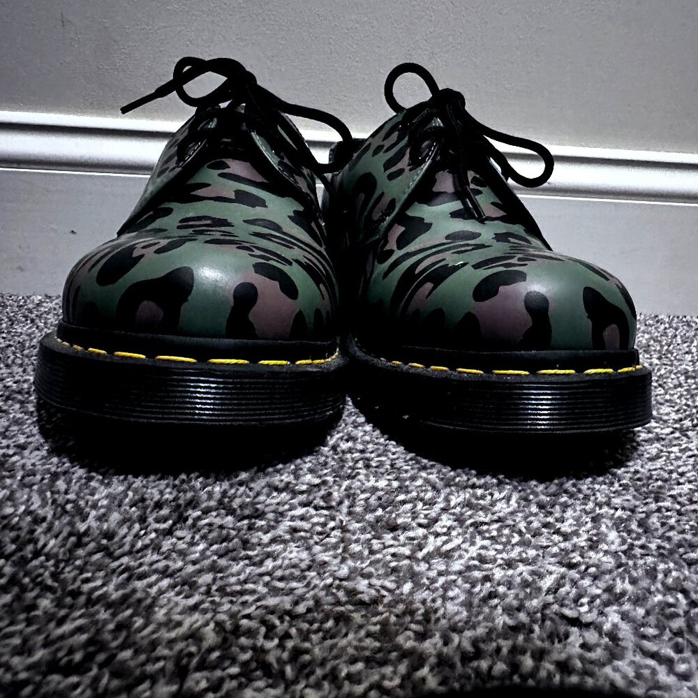 Dr. Martins Frankenstein/leopard print like new 12